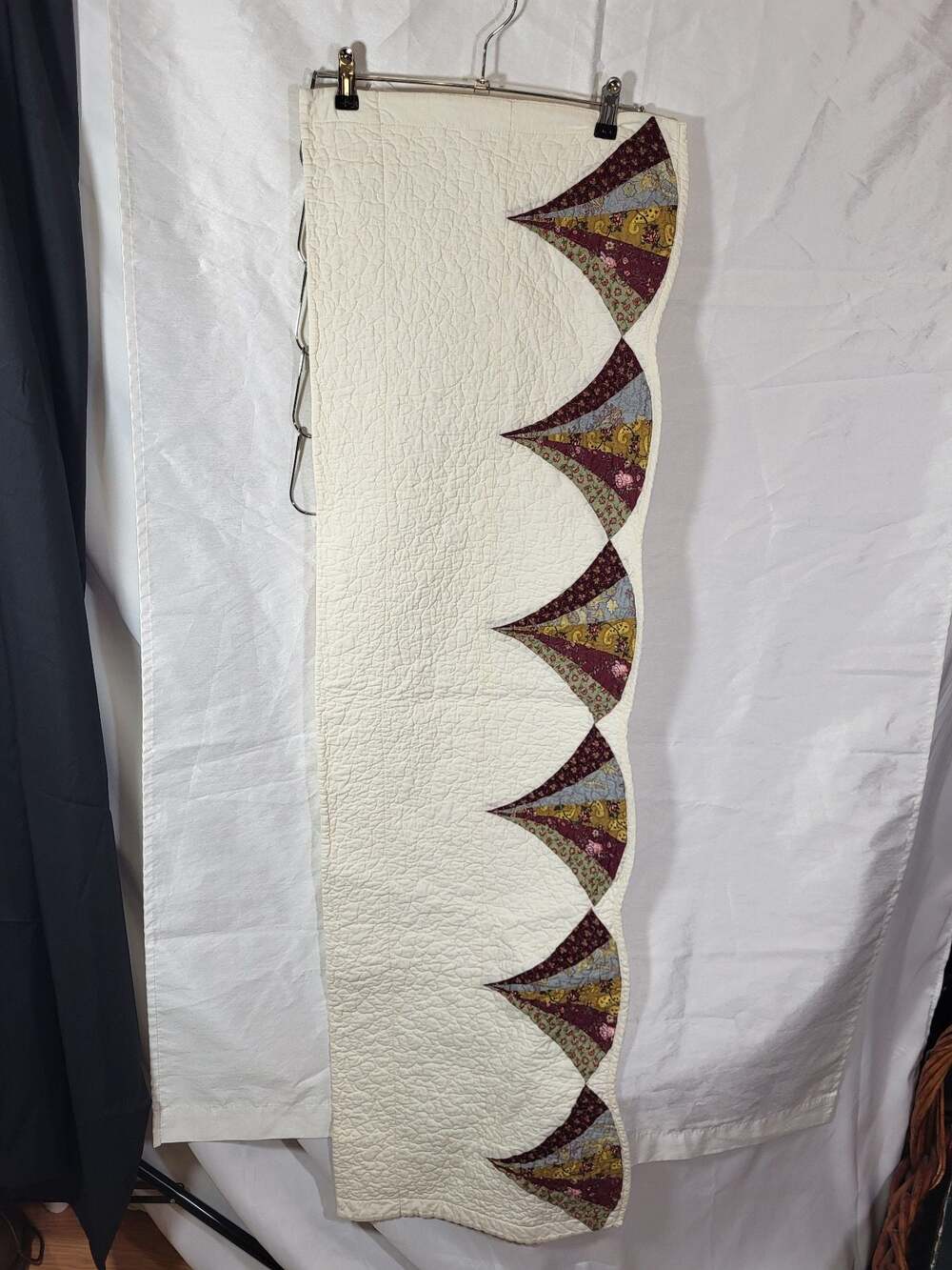 JCPenney Home Collection Quilted Scalloped Window Valance 52" x 15"